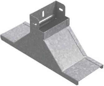 Крышка - ответвитель, вверх  Ostec КОВ-100х100-1,0-СЦ 914828