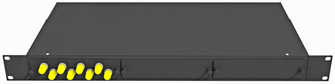 Кросс оптический стоечный  TopLAN КРС-Top-1U-08ST/U-OM2-BK 649119