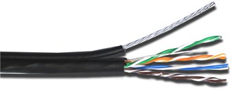 Кабель витая пара U/UTP 5e кат. 4 пары TopLAN TOP-5EUTP4PR-OUT-TR 524144