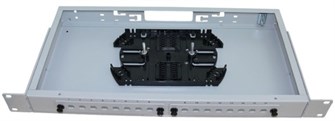 Кросс оптический стоечный  TopLAN КРС-Top-1U-16SC/U-OM2-GY 619090