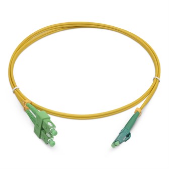 Кабель патч-корд волоконно-оптический Cabeus FOP(d)-9-LC/APC-SC/APC-10m 514205
