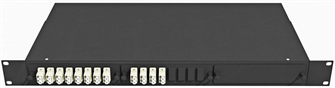 Кросс оптический стоечный  TopLAN КРС-Top-1U-24LC/U-OM2-BK 649014