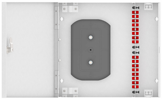 Кросс оптический настенный  TopLAN КРН-Top-16FC/U-OS2-GY 649186