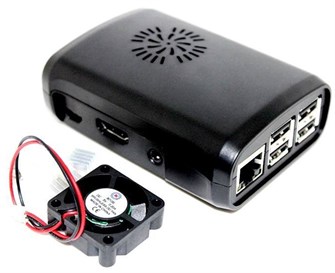 Корпус  HKSHAN Case for Raspberry Pi 3 + fan module + 3 pcs heat sink 547023