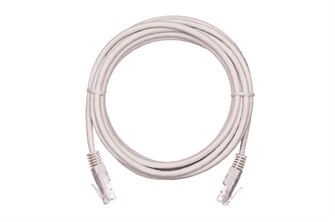 Кабель патч-корд U/UTP 5e кат. 1м Netlan EC-PC4UD55B-BC-PVC-010-GY-10 596238