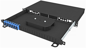 Кросс оптический стоечный  TopLAN КРСв-Top-1U-16SC/U-OS2-BK 649152