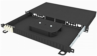 Кросс оптический стоечный  TopLAN КРСв-Top-1U-16LC/U-OM2-BK 649149