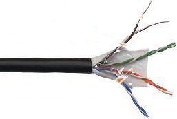 Кабель витая пара U/UTP 5e кат. 4 пары Lanmaster LAN-5EUTP-WP-OUT 524158