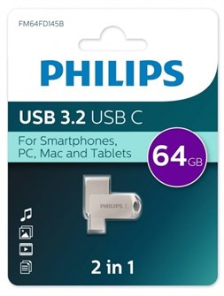 Накопитель USB 3.2 64GB Philips FM64FD145B/97 1115256