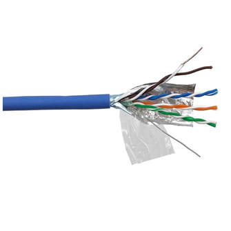 Кабель витая пара F/UTP 5e кат. 4 пары Lanmaster LAN-5EFTP-LSZH-BL 1088491