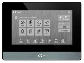 Видеодомофон  True IP Systems TI-4107AB 1013564