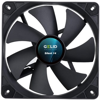 Вентилятор для корпуса GELID SILENT 14 BLACK 999305
