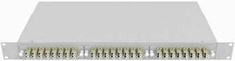 Кросс оптический стоечный  TopLAN КРС-Top-1U-48LC/U-OM2-GY 649068