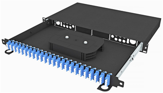 Кросс оптический стоечный  TopLAN КРСв-Top-1U-96LC/U-OS2-BK 649174