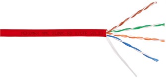 Кабель витая пара U/UTP 5e кат. 4 пары NikoMax NMC 9100C-RD 1093663
