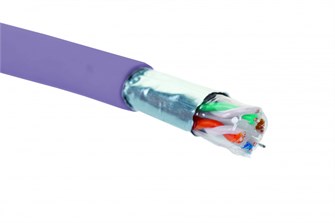 Кабель витая пара F/UTP 6 кат. 4 пары Eurolan 19C-F6-05VL-B305 1003697