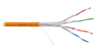 Кабель витая пара S/FTP 7 кат. 4 пары NikoMax NMC 4565C-OR 1093578
