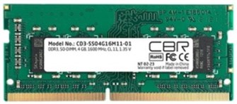 Модуль памяти SODIMM DDR3 4GB CBR CD3-SS04G16M11-01 1060823