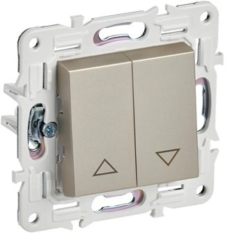 Выключатель двухклавишный для жалюзи IEK SK-V15-0-10-K37 1157957