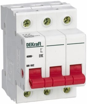 Рубильник  DEKraft 17012DEK 831581