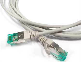 Кабель патч-корд S/FTP 6А кат. 1м Hyperline PC-LPT-SFTP-RJ45-RJ45-C6A-1M-LSZH-GY 854003