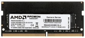 Модуль памяти SODIMM DDR4 4GB AMD R944G3206S1S-UO 842972