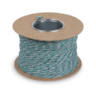 Кабель витая пара U/UTP 5e кат. 1 пара Cabeus UTP-1P-Cat.5e-SOLID-CROSS-100-GN 1037421