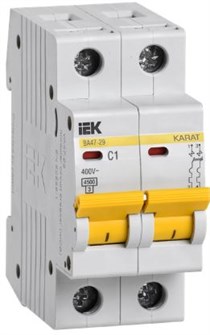 Автоматический выключатель  IEK MVA20-2-001-B 1147847