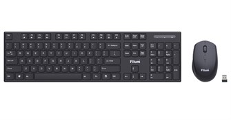Клавиатура и мышь Wireless Filum FL-KTW10-BK 1087761