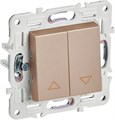 Выключатель двухклавишный для жалюзи IEK SK-V15-0-10-K98 1157965