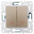 Выключатель двухклавишный для жалюзи IEK SK-V15-0-10-K98 1157965