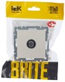 Розетка телевизионная проходная  IEK BR-A10-P-K36 1157463