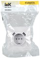Розетка с заземлением  IEK KV-R14-16-U2-K01 1158412