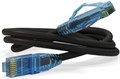 Кабель патч-корд U/UTP 6a кат. 1м Hyperline PC-LPM-UTP-RJ45-RJ45-C6a-1M-LSZH-BK 1013304