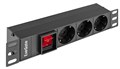 Блок розеток 10", 3 розетки Exegate ServerPro PDU-10H305 Al-3S-C14-SW 1236559