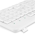 Клавиатура  Oklick K225W белый 1036124