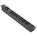 Блок розеток  Exegate ServerPro PDU-19H607 Al-6S-C14-SW-SPD1 1041310