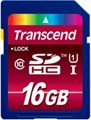 Карта памяти SDHC 16GB Transcend TS16GSDHC10U1 243383