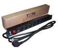 Блок розеток 19", 8 розеток TWT TWT-PDU19-16A8P-1.8 404282