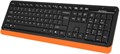 Клавиатура и мышь Wireless A4Tech FG1010 ORANGE 721391