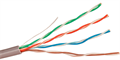 Кабель витая пара U/UTP 5e кат. 4 пары Exegate UTP4-C5e-CU-S26-IN-PVC-GY-305 803548