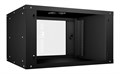 Шкаф настенный 19", 6U Cabeus WSC-05D-6U55/45-BK 791219