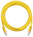 Кабель патч-корд U/UTP 5e кат. 10м Netlan EC-PC4UD55B-BC-PVC-100-YL-5 956843