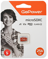 Карта памяти MicroSDXC 256GB GoPower 00-00025684 1049917
