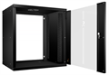 Шкаф настенный 19", 12U Cabeus WSC-05D-12U55/45-BK 800907