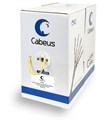 Кабель витая пара U/UTP 5e кат. 4 пары Cabeus UTP-4P-Cat.5e-SOLID-LSZH-YL 728728
