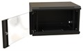 Шкаф настенный 19", 9U WRLine WR-TW-0966-GP-RAL9004 994067
