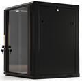 Шкаф настенный 19", 9U Hyperline TWB-0945-GP-RAL9004 590541
