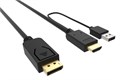 Кабель интерфейсный DisplayPort-HDMI Buro HDMI-DP-3M 993421