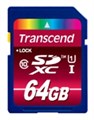 Карта памяти SDXC 64GB Transcend TS64GSDXC10U1 302271